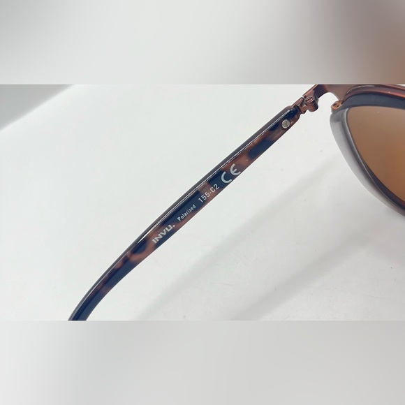 Invu 155-C2 Bronze Oval Sunglasses Frames Only - Picture 8 of 8